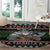 Vikings Christmas Round Carpet Warrior Santa - Wonder Print Shop