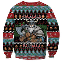 Vikings Christmas Sweatshirt Warrior Santa - Wonder Print Shop