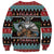Vikings Christmas Sweatshirt Warrior Santa - Wonder Print Shop