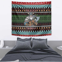 Vikings Christmas Tapestry Warrior Santa - Wonder Print Shop