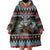 Vikings Christmas Wearable Blanket Hoodie Warrior Santa - Wonder Print Shop
