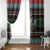 Vikings Christmas Window Curtain Warrior Santa - Wonder Print Shop