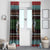 Vikings Christmas Window Curtain Warrior Santa - Wonder Print Shop