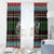 Vikings Christmas Window Curtain Warrior Santa - Wonder Print Shop