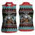 Vikings Christmas Women Sleeveless Polo Shirt Warrior Santa - Wonder Print Shop