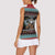 Vikings Christmas Women Sleeveless Polo Shirt Warrior Santa - Wonder Print Shop