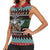 Vikings Christmas Women Sleeveless Polo Shirt Warrior Santa - Wonder Print Shop