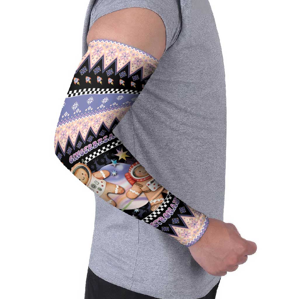 Astronaut Christmas Arm Sleeves Gingerbread In Space - Wonder Print Shop