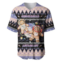 Astronaut Christmas Baseball Jersey Gingerbread In Space - Wonder Print Shop