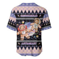 Astronaut Christmas Baseball Jersey Gingerbread In Space - Wonder Print Shop