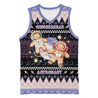 Astronaut Christmas Basketball Jersey Gingerbread In Space - Wonder Print Shop