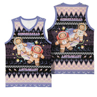 Astronaut Christmas Basketball Jersey Gingerbread In Space - Wonder Print Shop