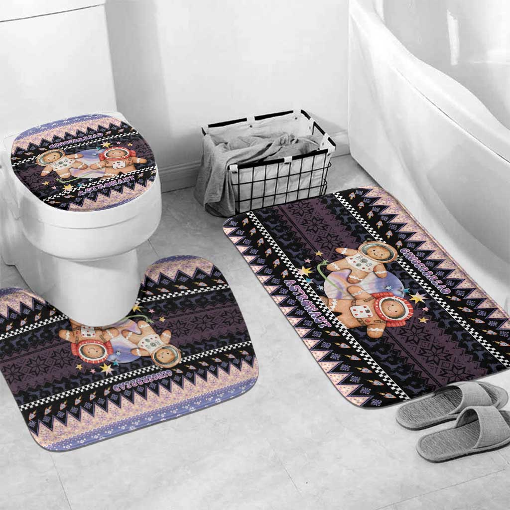 Astronaut Christmas Bathroom Set Gingerbread In Space - Wonder Print Shop
