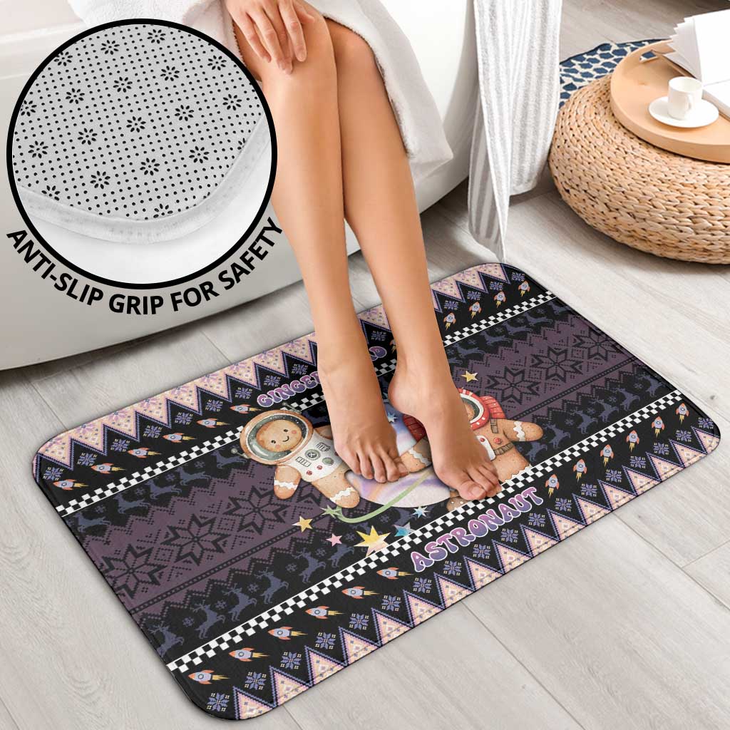 Astronaut Christmas Bathroom Set Gingerbread In Space - Wonder Print Shop