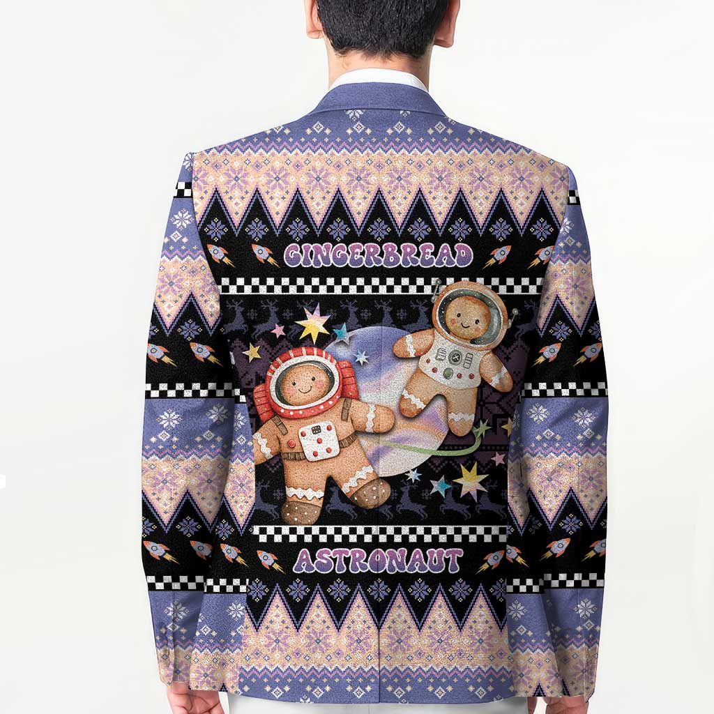 Astronaut Christmas Blazer Gingerbread In Space - Wonder Print Shop