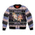 Astronaut Christmas Bomber Jacket Gingerbread In Space - Wonder Print Shop