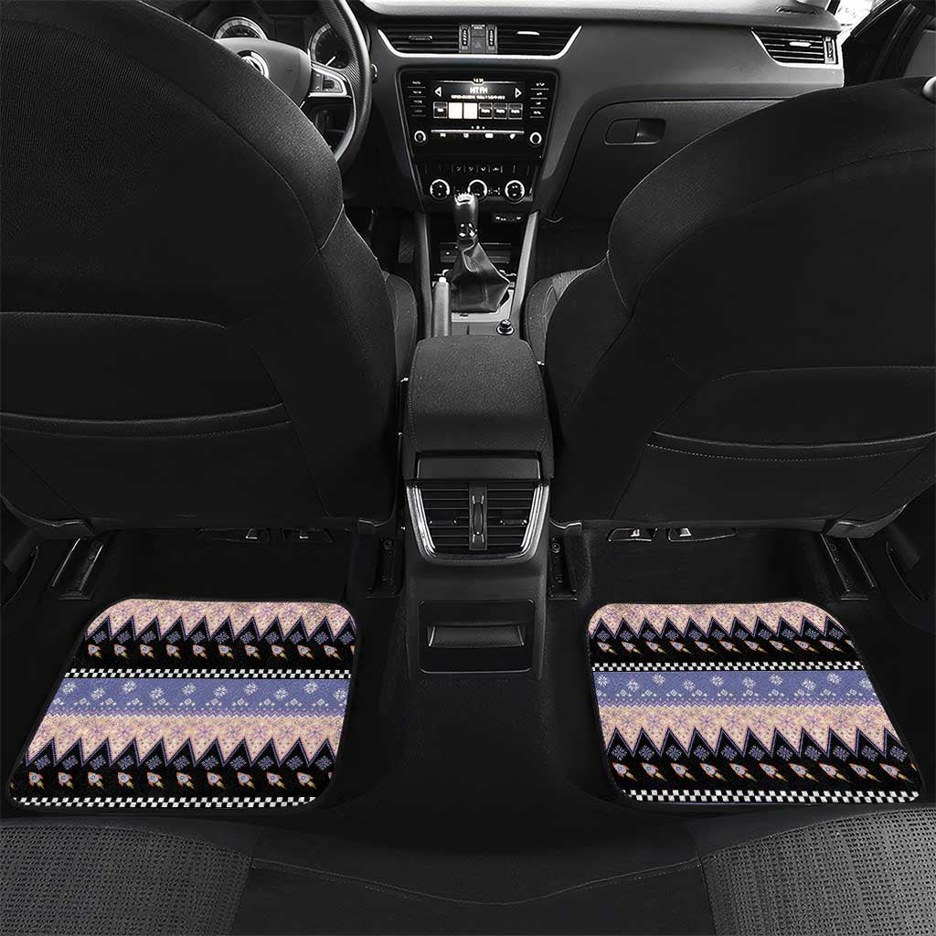 Astronaut Christmas Car Mats Gingerbread In Space - Wonder Print Shop