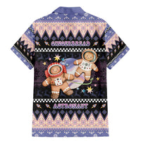 Astronaut Christmas Family Matching Mermaid Dress and Hawaiian Shirt Gingerbread In Space - Wonder Print Shop