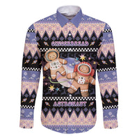 Astronaut Christmas Family Matching Puletasi and Hawaiian Shirt Gingerbread In Space - Wonder Print Shop