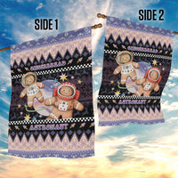 Astronaut Christmas Garden Flag Gingerbread In Space - Wonder Print Shop