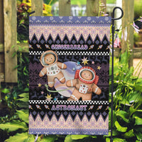 Astronaut Christmas Garden Flag Gingerbread In Space - Wonder Print Shop