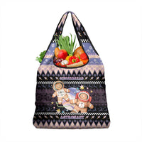 Astronaut Christmas Grocery Bag Gingerbread In Space - Wonder Print Shop