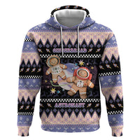 Astronaut Christmas Hoodie Gingerbread In Space - Wonder Print Shop