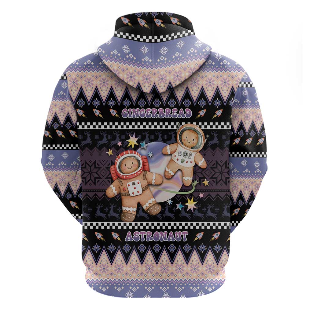 Astronaut Christmas Hoodie Gingerbread In Space - Wonder Print Shop
