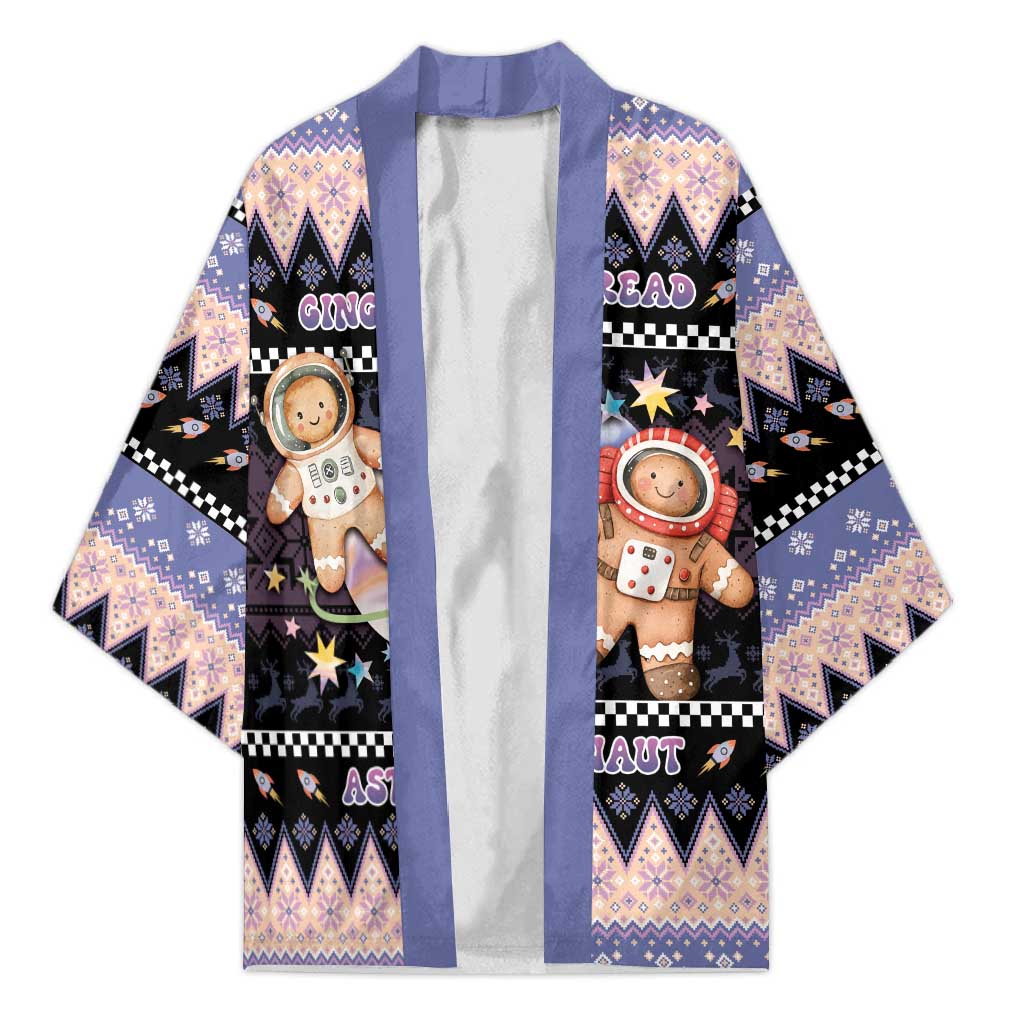 Astronaut Christmas Kimono Gingerbread In Space - Wonder Print Shop