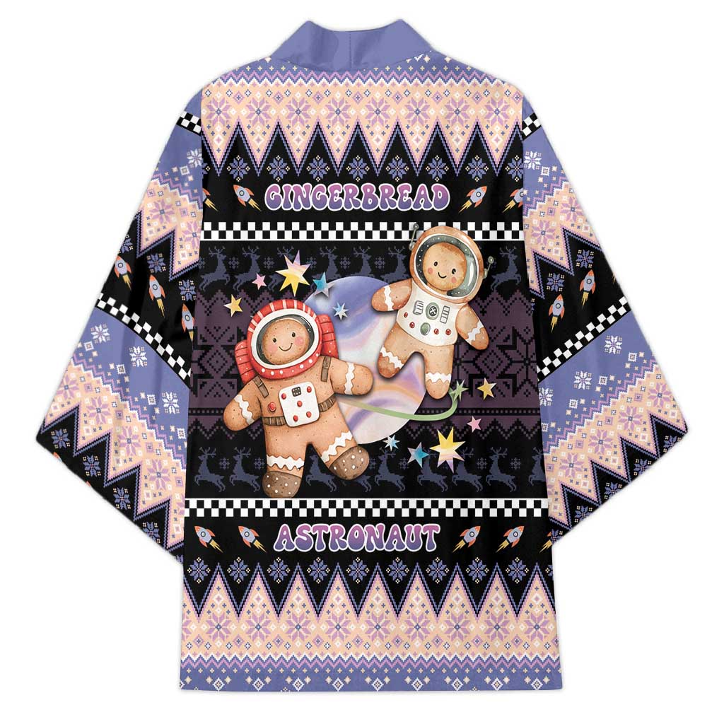 Astronaut Christmas Kimono Gingerbread In Space - Wonder Print Shop