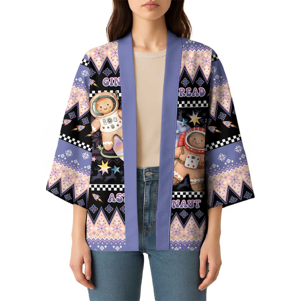 Astronaut Christmas Kimono Gingerbread In Space - Wonder Print Shop