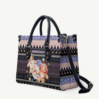 Astronaut Christmas Leather Bag Gingerbread In Space - Wonder Print Shop