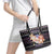 Astronaut Christmas Leather Tote Bag Gingerbread In Space - Wonder Print Shop