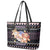 Astronaut Christmas Leather Tote Bag Gingerbread In Space - Wonder Print Shop
