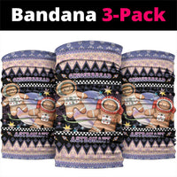 Astronaut Christmas Neck Gaiter Gingerbread In Space - Wonder Print Shop