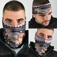 Astronaut Christmas Neck Gaiter Gingerbread In Space - Wonder Print Shop
