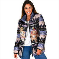 Astronaut Christmas Padded Jacket Gingerbread In Space - Wonder Print Shop
