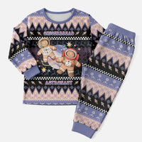 Astronaut Christmas Pajama Set Gingerbread In Space - Wonder Print Shop