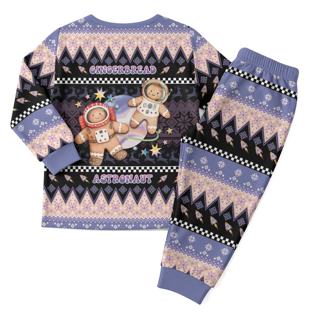 Astronaut Christmas Pajama Set Gingerbread In Space - Wonder Print Shop