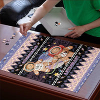 Astronaut Christmas Puzzle Gingerbread In Space - Wonder Print Shop