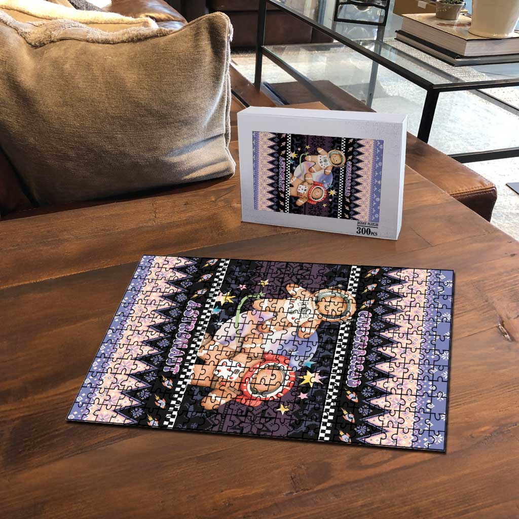 Astronaut Christmas Puzzle Gingerbread In Space - Wonder Print Shop