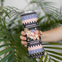 Astronaut Christmas Skinny Tumbler Gingerbread In Space - Wonder Print Shop