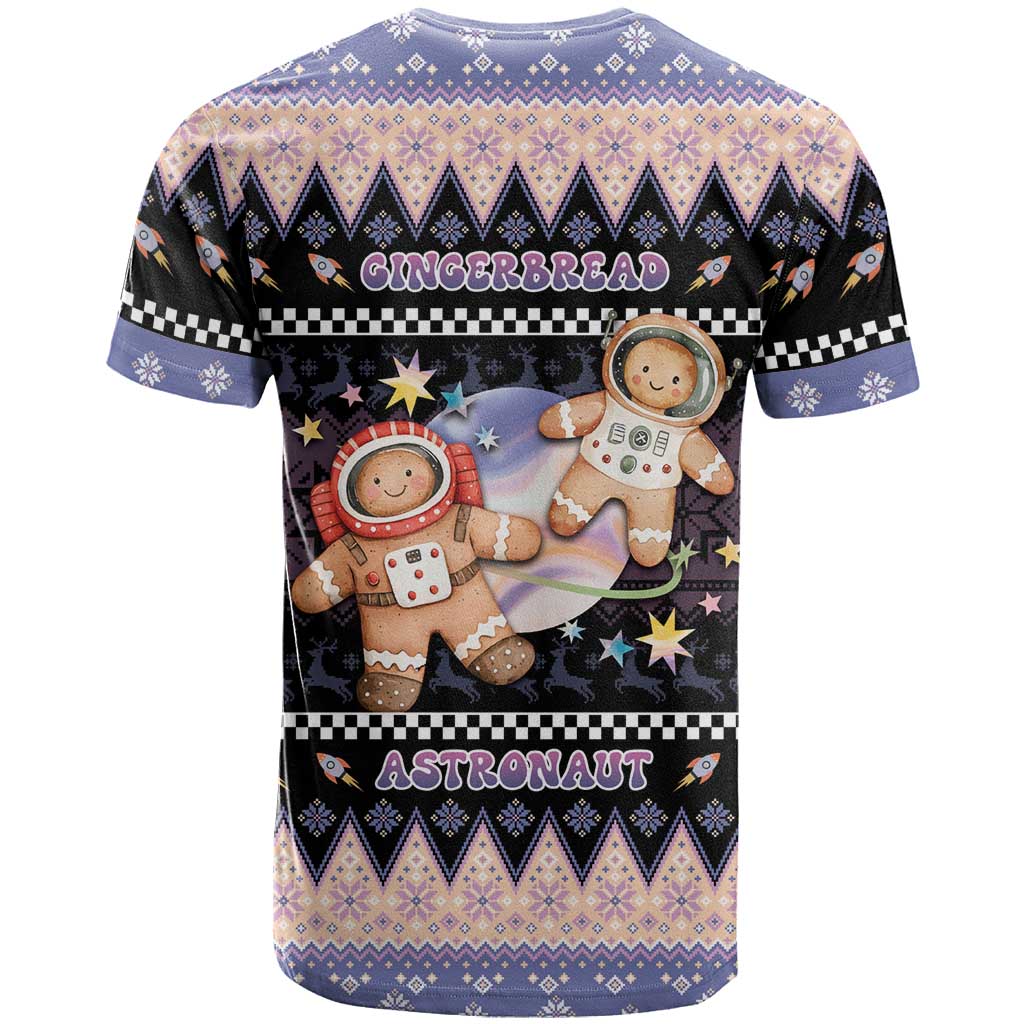 Astronaut Christmas T Shirt Gingerbread In Space - Wonder Print Shop
