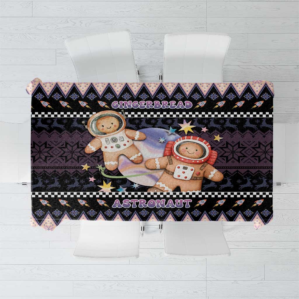 Astronaut Christmas Tablecloth Gingerbread In Space - Wonder Print Shop