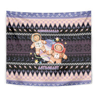 Astronaut Christmas Tapestry Gingerbread In Space - Wonder Print Shop
