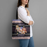 Astronaut Christmas Tote Bag Gingerbread In Space - Wonder Print Shop