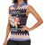 Astronaut Christmas Women Sleeveless Polo Shirt Gingerbread In Space - Wonder Print Shop