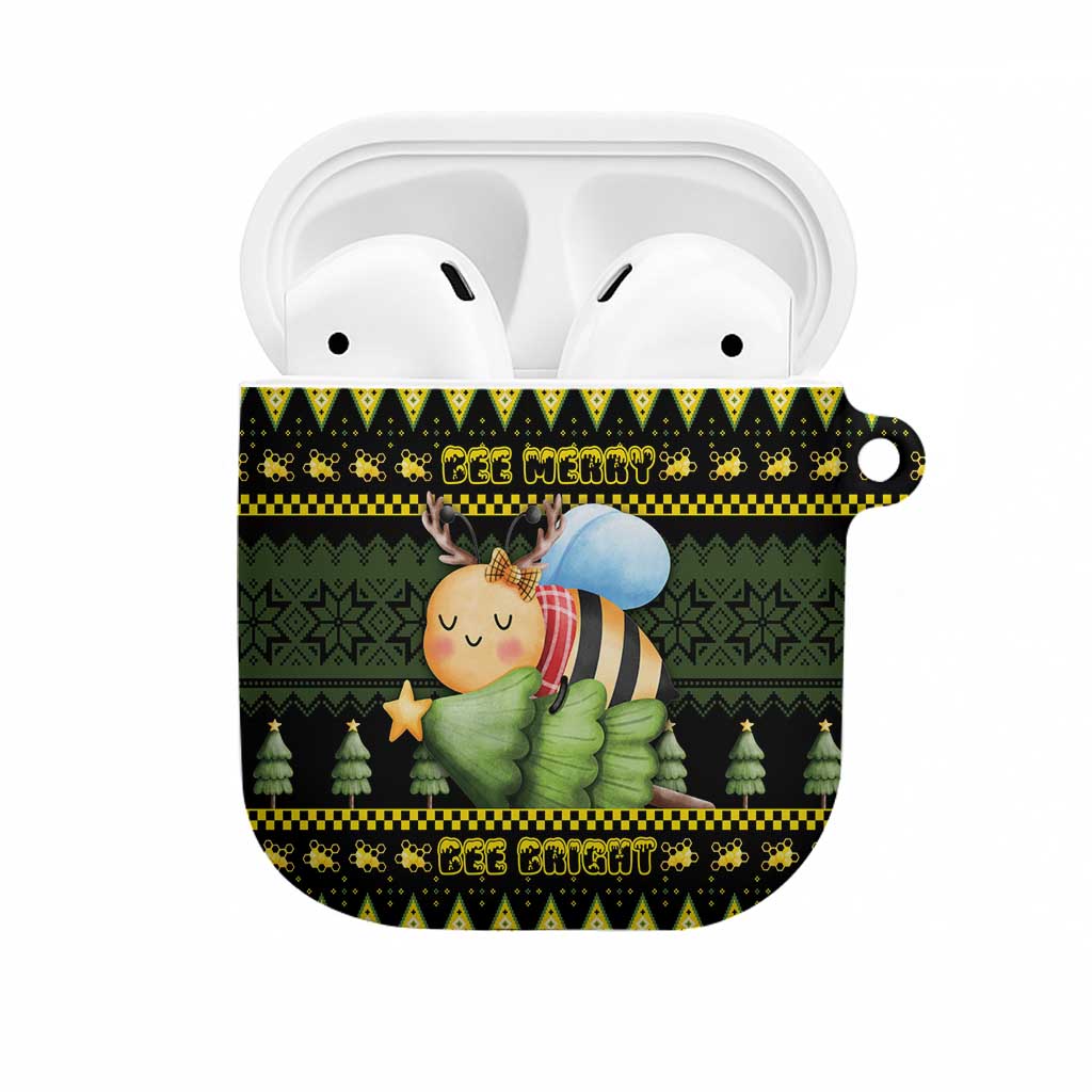 Bee Christmas AirPods Case Cute Bumblebee - Wonder Print Shop