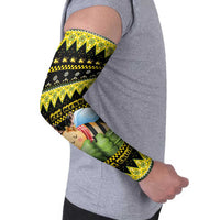 Bee Christmas Arm Sleeves Cute Bumblebee - Wonder Print Shop