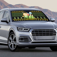 Bee Christmas Auto Sun Shade Cute Bumblebee - Wonder Print Shop